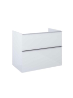 Arezzo design Monterey 80 alsószekrény szifonkivágás nélkül, 2 fiókkal, matt fehér AR-167606