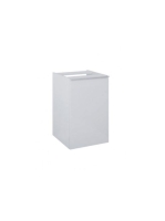 Arezzo design Monterey oldalszekrény szennyeskosárral 40 cm, matt szürke AR-167609