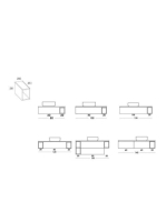 Arezzo design Monterey Slim 20 polcos elem, matt szürke AR-167617