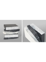 Arezzo design márványpult 60x46 cm, matt világos szürke AR-168197