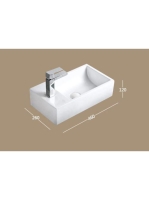 Arezzo design Baltimore pultra ültethető kézmosó AR-302