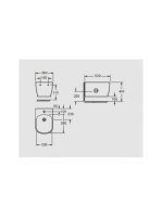 Arezzo design Charlton fali bidé csésze AR-403