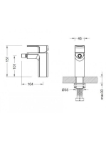 Arezzo design Springfield bidé csaptelep AR-5023