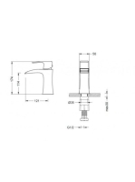 Arezzo design Wakefield Cascade mosdó csaptelep AR-7001