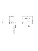 Arezzo design Wakefield zuhany csaptelep AR-7009