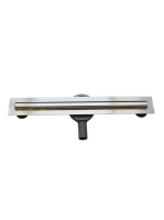 Arezzo design 800 mm, keskeny rozsdamentes acél folyóka AR-800K