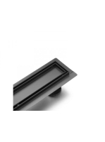 Arezzo design 2in1 800 mm-es rozsdamentes acél folyóka, matt fekete AR-800MBD