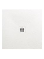 Arezzo design SOLIDSoft zuhanytálca 80x80 cm, lefolyóval, fehér AR-8080W