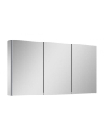 Arezzo design Basic tükrös szekrény 120 cm, 3 ajtóval AR-904656