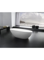 Arezzo design Silk szabadonálló kád 170x85 cm, matt felülettel SILK170