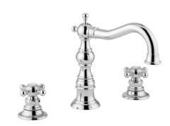 Bugnatese Arcadia 8312 - álló 3 üléses mosdócsaptelep leeresztővel