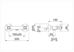 Bugnatese Arcadia 8346 - zuhanycsaptelep test