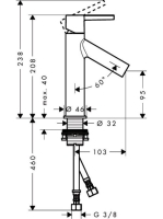 Axor Starck mosdócsaptelep 10003000