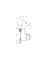 Axor Starck elektromos mosdócsaptelep hőfokszabályozóval 10101000