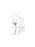 Axor Starck elektromos mosdócsaptelep 10145000