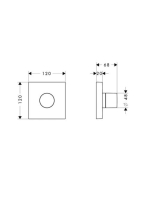 Axor Montreux Trio/Quattro színkészlet 10932000