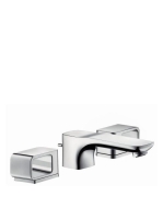 Axor Urquiola 3-lyukú mosdócsaptelep takarórozettákkal 11041000