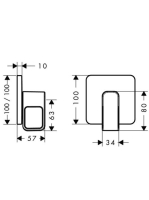 Axor Urquiola elzárószelep színkészlet 11960000