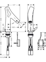 Axor Starck Organic elektronikus csaptelep 12171000
