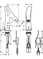 Axor Starck Organic elektronikus csaptelep 12174000