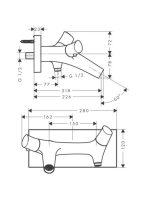 Axor Starck Organic termosztátos kádcsaptelep 12410000
