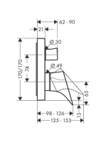 Axor Starck Organic kádcsaptelep 12416000