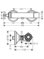 Axor Montreux termosztátos zuhanycsaptelep 16261820