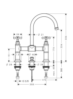 Axor Montreux kétkaros mosdócsaptelep 16510820