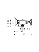 Axor Montreux kétkaros zuhanycsaptelep 16560000