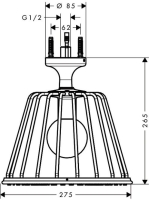 Axor LampShower 1jet fejzuhany 26032000
