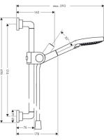 Axor Citterio M króm zuhanyszett 27991000