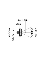 Axor oldalzuhany 28469000