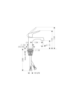 Axor Citterio M mosdócsaptelep 70 automata lefolyó-garnitúrával, kézmosókhoz 34016000