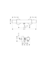 Axor Citterio M termosztátos zuhanycsaptelep 34635000