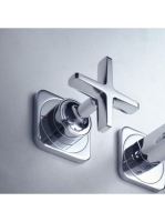 Axor Citterio E 3-lyukú mosdó csaptelep takarórozettával 36107000