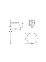 Axor Uno2 elektronikus mosdócsaptelep 38119000