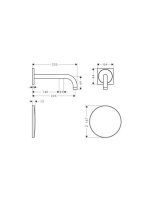 Axor Uno2 elektronikus mosdócsaptelep 38120000
