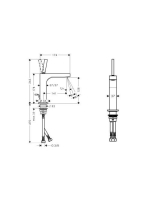 Axor Citterio mosdócsaptelep 180 mm 39031000