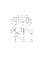 Axor Citterio kádcsaptelep 39400000