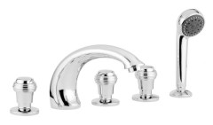 Bugnatese Axo 680 - peremre szerelt 5 üléses kádcsaptelep