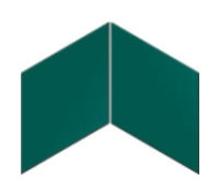 Valore Botanica Caro Emerald Forest 11,5 x 11,8 dekorcsempe