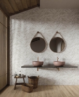 Boxer Artwork Nude Leaves Falburkolat | Csempék és Padlólapok