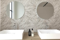 Boxer Artwork Nude Leaves Falburkolat | Csempék és Mozaikok