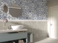 Boxer Cementina Retrò Blue Falburkolat | Csempék és Járólapok