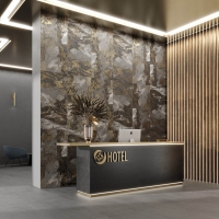 Boxer Artwork Gold Blast Falburkolat | Csempék és Járólapok