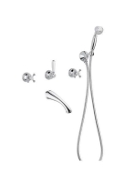 Bugnatese Old'800 falsík alatti zuhanyrendszer, króm 018CR