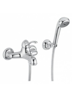 Bugnatese Lem Kádcsaptelep zuhanyszettel arany színben 1902DO