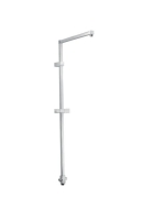 Bugnatese Wellness szögletes zuhanyrúd váltóval, króm 19120CR