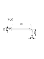 Bugnatese Wellness zuhanykar, szálcsiszolt arany 19129OS