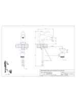Bugnatese Lem mosdócsaptelep leeresztővel, matt bronz 1913BO